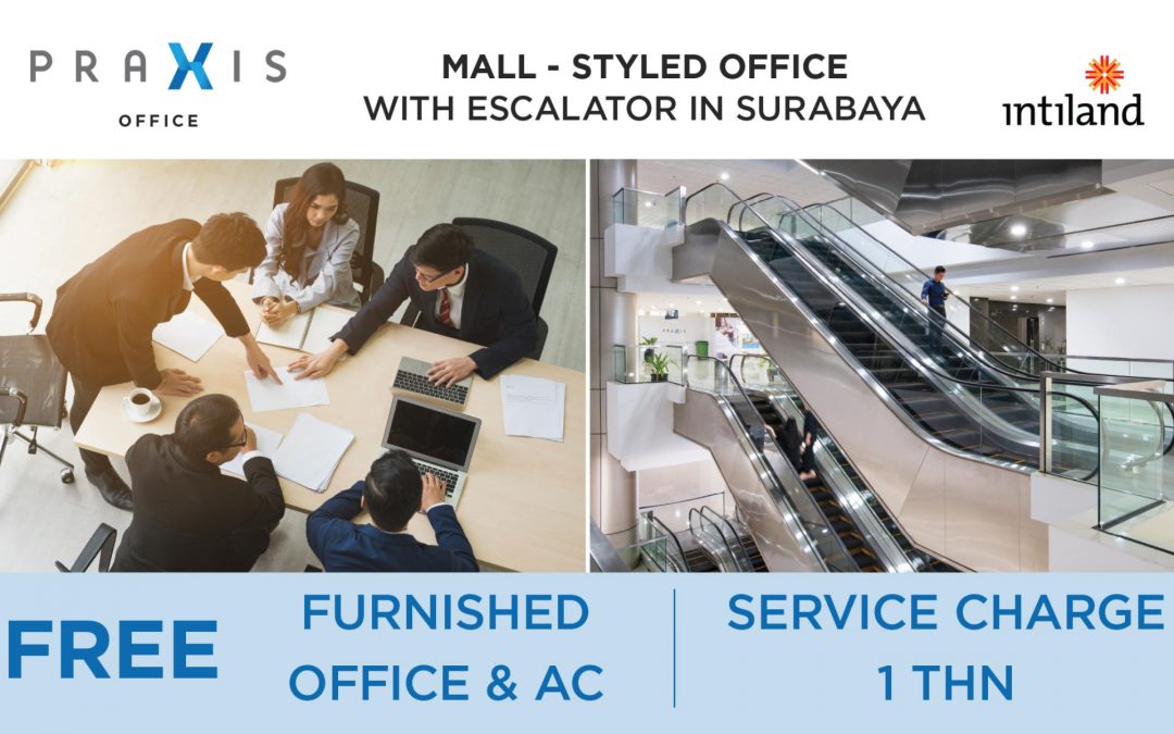 Miliki Kantor dengan Eskalator di Pusat Kota Surabaya
